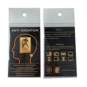 Wassermann Strahlung Runde Anti Riot Shield 24 Karat Gold Anti Radiation Aufkleber