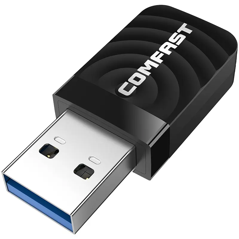2023 vendita calda Comfast 1300Mbps 802.11ac RTL8812BU adattatore Wifi 5ghz Dongle wi-fi Wireless per PC CF-812AC