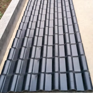 Tuiles de toit en résine synthétique ASA ondulées traditionnelles - <span class=keywords><strong>Isolation</strong></span> thermique et ignifuges, marque NOVI pour usage <span class=keywords><strong>extérieur</strong></span> en villa - Product Image 1