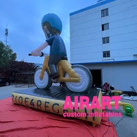 Ballon de vélo gonflable pour la publicité, vélo gonflable géant pour événement promotionnel, un B3