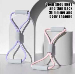 Bandas de Yoga con 8 Tensores, Equipo de Fitness para Ejercicio, Cuerda Elástica para Adelgazar, Banda de Correas Multifunción - Product Image 2