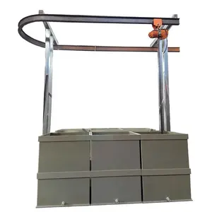 Réservoir de trempage avec bain de lavage Ligne de revêtement en poudre industrielle Dégraisser Système de prétraitement chimique Machine de revêtement métallique - Product Image 3