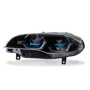 Veidt - Faro Delantero Modificado E71 Compatible con Modelos 08-14, Lente de Doble Color Golden Eye, Faro LED - Product Image 1