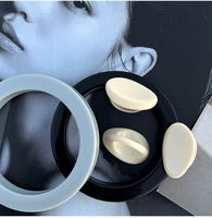 Résine Plastique Acrylique Anneaux Knuckle Anneau Chunky Esthétique À La Mode Coloré Mignon Empilable Bijoux En Vrac Dôme Épais Anneaux