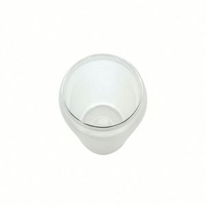 Gobelet givré vierge pour sublimation 16 oz, verre à bière en forme de canette 16 oz avec couvercle en bambou et paille - Product Image 3