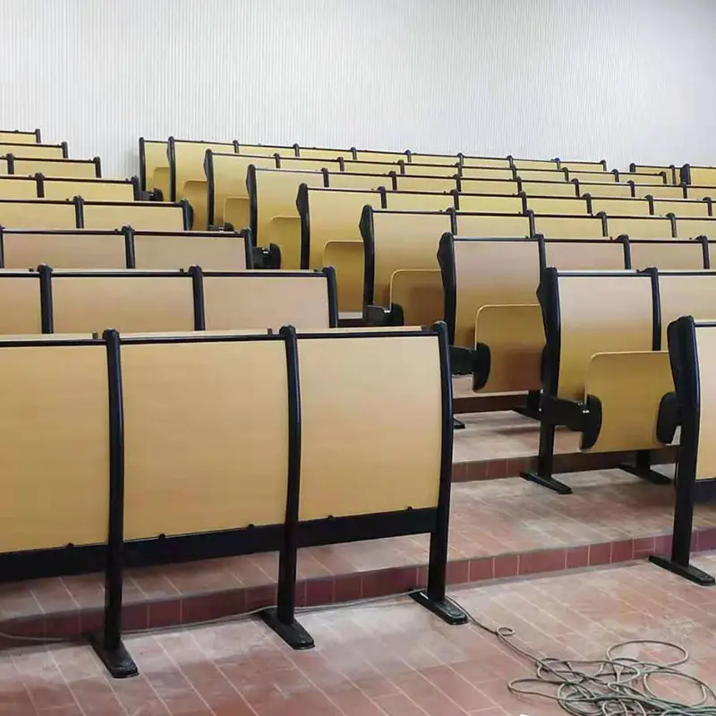 Toptan üretici yeni tasarım ders salonu oturma öğrenci sırası ve okul raporu salonu için sandalyeler