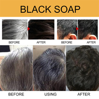 Polygonum Multiflorum Shampooing Savon Marque Privée Hommes Barre De Soins Des Cheveux Savons Réparation De L'humidité Couleur Des Cheveux Gris Noir Outils De Maquillage