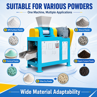 Granulateur à double rouleau pour la production d'engrais en poudre, machine de granulation pour la production d'engrais à base d'argile bentonite