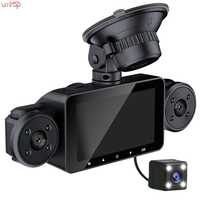 Nouvelle caméra DVR de voiture à 4 canaux caméra de cabine de vue arrière avant 1080P capteur G/Vision nocturne/moniteur de stationnement/marche arrière