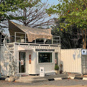บ้านคอนเทนเนอร์สำเร็จรูปขนาด 20 ฟุต ลดราคาพิเศษ ใช้เป็นร้านอาหารเคลื่อนที่ ร้านกาแฟ บูธขายของ ร้านค้า โรงเรียน หรือห้องนอนกลางแจ้ง - Product Image 6