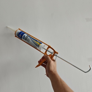 Pistolet à mastic de qualité industrielle 300 ml, pistolet à silicone pour travaux de bricolage et de construction, pistolet à mastic manuel à économie d'effort - Product Image 1