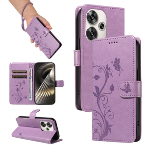Funda de Cuero con Diseño de Mariposa y Flores para Xiaomi POCO F6 14 Ultra 13 <span class=keywords><strong>Pro</strong></span> 12 Lite 13T <span class=keywords><strong>12T</strong></span> <span class=keywords><strong>Redmi</strong></span> A3 Turbo3 5G - Product Image 1