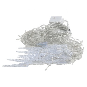 Băng Pick Rèm Cửa Sổ Đèn Trần Giáng Sinh Đèn Dây Cổ Tích Icicle Vòng Hoa Ngoài Trời Trang Trí Sân Vườn Tiệc Gia Đình - Product Image 5