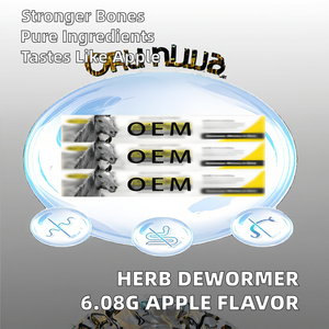 Gommes à mâcher aromatisées à la pomme Herbaceous 6,08 g pour éliminer les parasites - Product Image 2