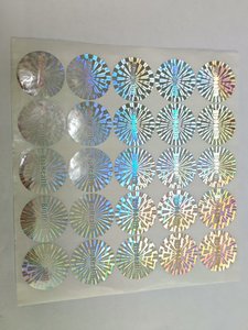 Chống giả mạo bằng chứng giả mạo nhãn niêm phong an ninh ba chiều bảo hành nhãn dán VOID với số sê-ri nhãn chống giả - Product Image 6