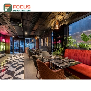 Vitrine à café grand format avec finition grain de bois, étagère de présentation pour café commercial - Product Image 3