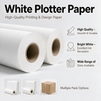 Papier spécial imperméable pour traceur CAD, simple face, pour textiles et modèles de découpe