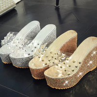 Sandales de plage de qualité supérieure pour femmes, chaussures décontractées, sandales compensées, sandales de créateur pour dames