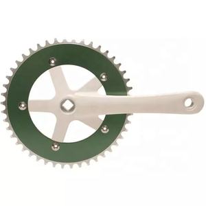 <span class=keywords><strong>Pédalier</strong></span> de vélo personnalisé en alliage d'aluminium, essieu carré 170mm 44/46T pour vélo de route - Product Image 6