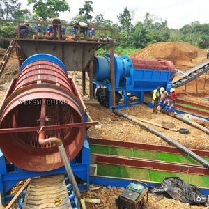 200tph trommel vàng thiết bị khai thác mỏ phù sa vàng Nhà Máy chế biến Vàng tách - Product Image 4
