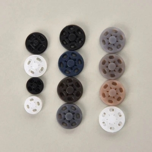 Kích Thước Tùy Chỉnh Nhựa Báo Chí Nút Stud Vô Hình May Trên Snap Fastener Thân Thiện Với Môi Nút Nhựa Cho May Mặc - Product Image 2