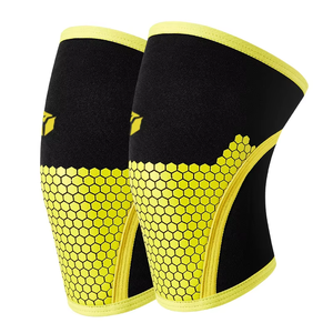 <span class=keywords><strong>Genouillère</strong></span> en néoprène antidérapante en nid d'abeille de 7 mm pour la musculation et le cross-training - Product Image 4