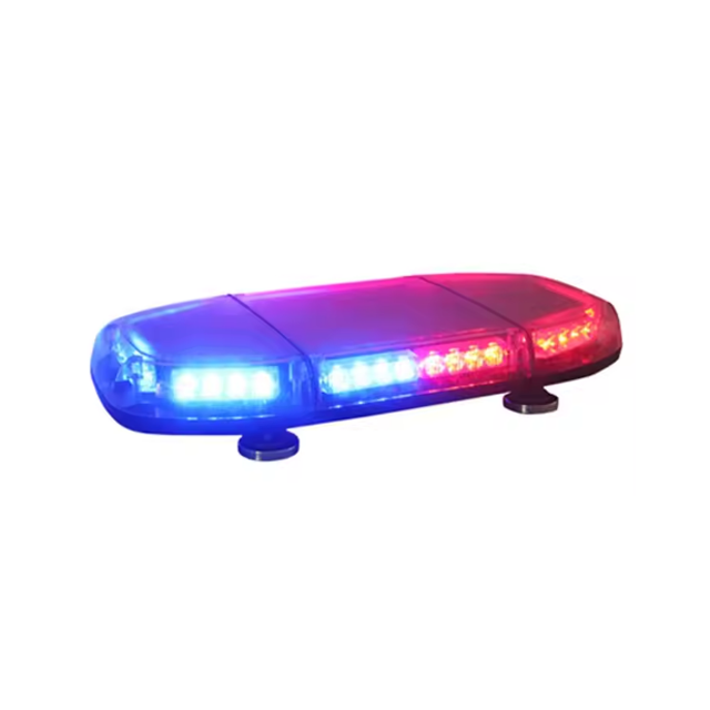 Waterproof Red & Blue LED Lightbar Mini Rooftop Strobe Lights & Sirens New Condition