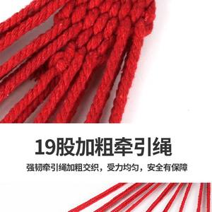 Hamaca de Lona Colorida para 2 Personas, Cama Colgante para Exteriores, Diseño Tropical Resistente para Acampar, Jardín, Patio Trasero, Relajación - Product Image 4