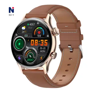 AMOLED 390*390 HD Immer heller Bildschirm Smartwatch Call Montre Connecte Sport GPS Android iOS Reloj NFC Smartwatch