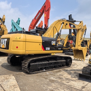 รถขุดไฮดรอลิกตีนตะขาบ Caterpillar CAT 325D มือสองของแท้จากญี่ปุ่น พร้อมชั่วโมงการทำงานต่ำมากสำหรับขาย - Product Image 1