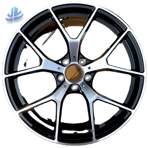 Pour <span class=keywords><strong>Mercedes</strong></span> Classe G 21x10 5x130 ET45 CB84.1 Jante de roue SUV noir brillant - Product Image 3