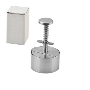 Aço inoxidável <span class=keywords><strong>Burger</strong></span> Press Round Maker Smasher Hamburger Patty Maker Mold - Product Image 4