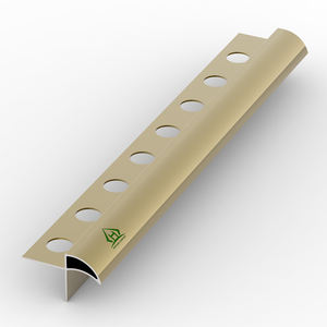 Bordo perimetrale terrazza rivestimento acqua profilo di scarico bordatura in alluminio - Product Image 6