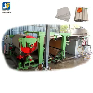 Small Business Ideas cardboard paper production equipment sun drying waste paper board making machine
