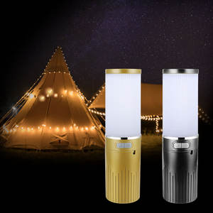 Lampe LED rechargeable pour <span class=keywords><strong>camping</strong></span>, batterie externe, lampe de poche suspendue pour randonnée tente lumière d'urgence pêche voiture utilisation activité de plein air - Product Image 1