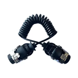 High Quality 7Pin 24V TPU ABS/EBS Semi-Trailer Spiral Wire Assembly for Heavy Duty