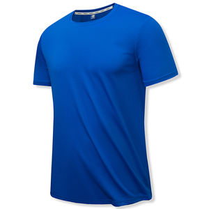 T-shirt da uomo personalizzabile in poliestere 100% ecologico, tinta unita, lavorato a maglia, anti-piega, ad asciugatura rapida, <span class=keywords><strong>per</strong></span> <span class=keywords><strong>sport</strong></span> e tempo libero, Collezione 2026 - Product Image 5