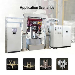 Peralatan LPDC sepenuhnya otomatis mesin pengecoran kuningan tekanan rendah untuk katup keran dan produksi cangkang pengukur air - Product Image 4