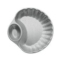 Plat de service divisé en acier inoxydable 304 TGYW pour sushis, snacks, apéritifs, chips, sauce soja, cuisine domestique, barbecue