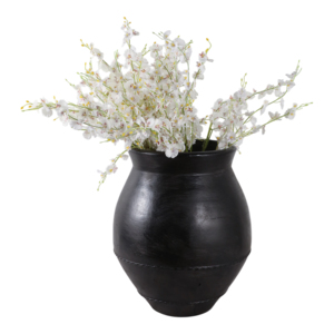 Vaso Tradizionale Rotondo in Terracotta per Arredamento Soggiorno, Vaso Rustico per Fiori, Centrotavola per Casa, Camera da Letto, Ufficio, Tavolo - Product Image 2