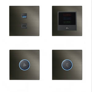 Ne pas déranger interrupteur propre porte cloche électrique interrupteur mural panneau en acier inoxydable Durable pour hôtels tension maximale 220V 13A - Product Image 1