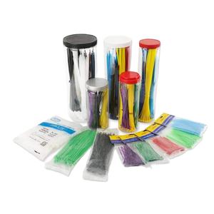 グリーンホワイトブルーピース/バッグナイロン素材セルフロッキングナイロンケーブルタイ標準仕様高品質ジップタイ - Product Image 4