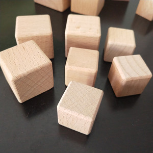 Unfinished Solid Natural <strong>Wooden</strong> Square <strong>Block</strong> Cubes For Home Decor Custom Engraved Children Toys - Product Image 4