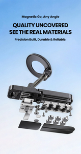 베스트셀러 양면 자석식 각도 조절 가능 휴대용 접이식 침대용 회전 폰 거치대 - Product Image 6