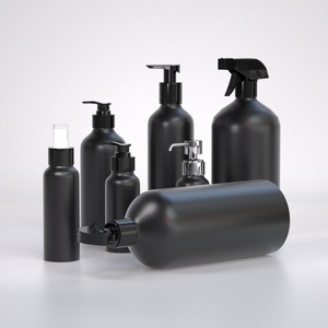 250ml 500ml 750ml 1000ml Matte Black Packing Bottles for <b>Liquid</b> or Cosmetic Food Grade Aluminum Bottle for Shampoo - Product Image 1