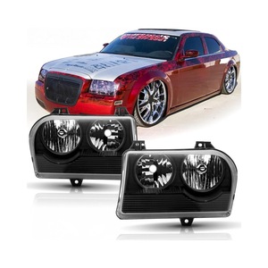 Phares halogènes neufs de haute qualité, <span class=keywords><strong>prix</strong></span> d'usine, 12V, 6000K, 25W, 2500 lumens, noirs, pour 2005-2010, pour 300 <span class=keywords><strong>300c</strong></span> - Product Image 3