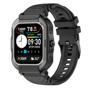 North Edge Laker jam tangan pintar pria, jam tangan olahraga pintar tahan air dengan rekam kalori 2023