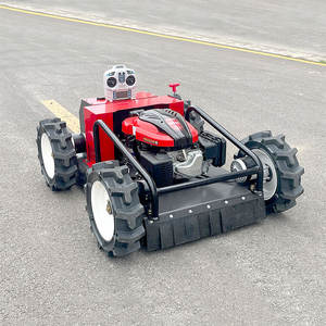 Cortacésped Robótico de Grado Industrial con Tracción en las 4 Ruedas, Autopropulsado, Motor de 4 Tiempos, 24V, Control Remoto Inalámbrico, Tractor de Jardín DIY - Product Image 1