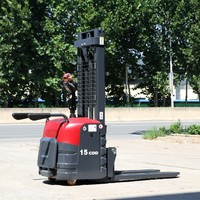 Prix fabricant : Chariot élévateur électrique autoporteur 2T, modèle CDD15, batterie plomb-acide, longueur de fourche 1150 mm
