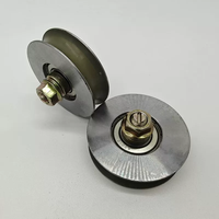 Rouleau de porte suspendu pour ascenseur Hyundai 56*14 avec roulement 6201 à gorge ronde, pièces de rechange pour ascenseur